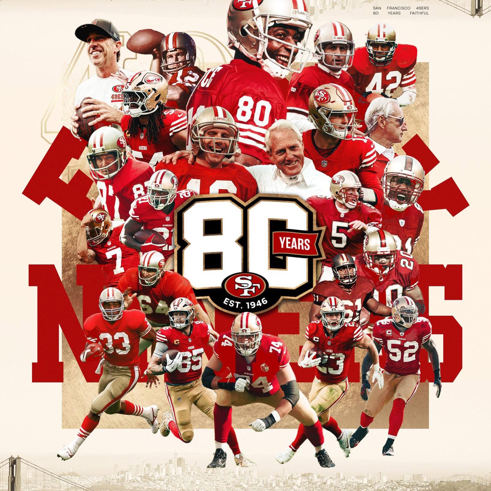 San Francisco 49ers — 80 Years Faithful, leyendas del equipo